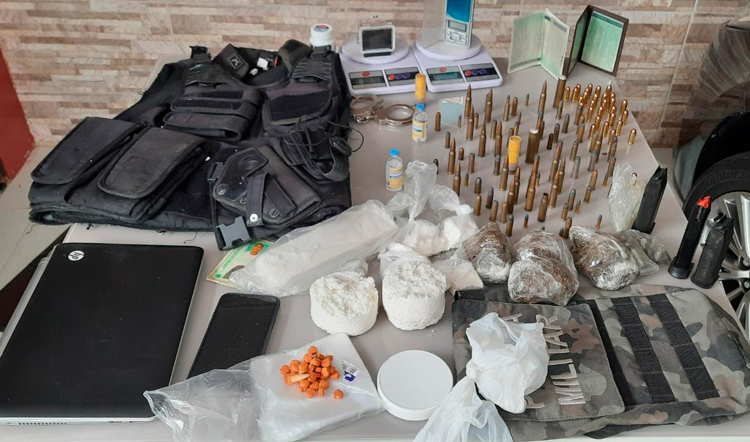 Gaeco e SSP cumprem 22 mandados contra organização criminosa especializada em tráfico de drogas