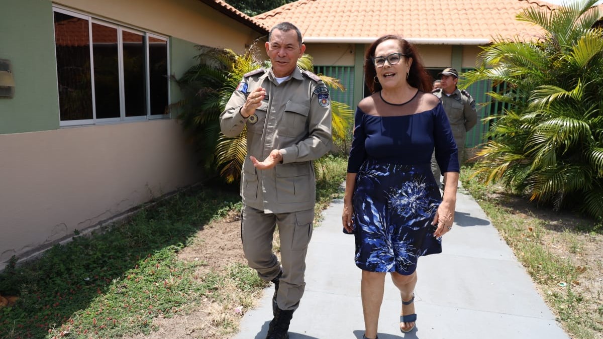 visita 1º batalhão