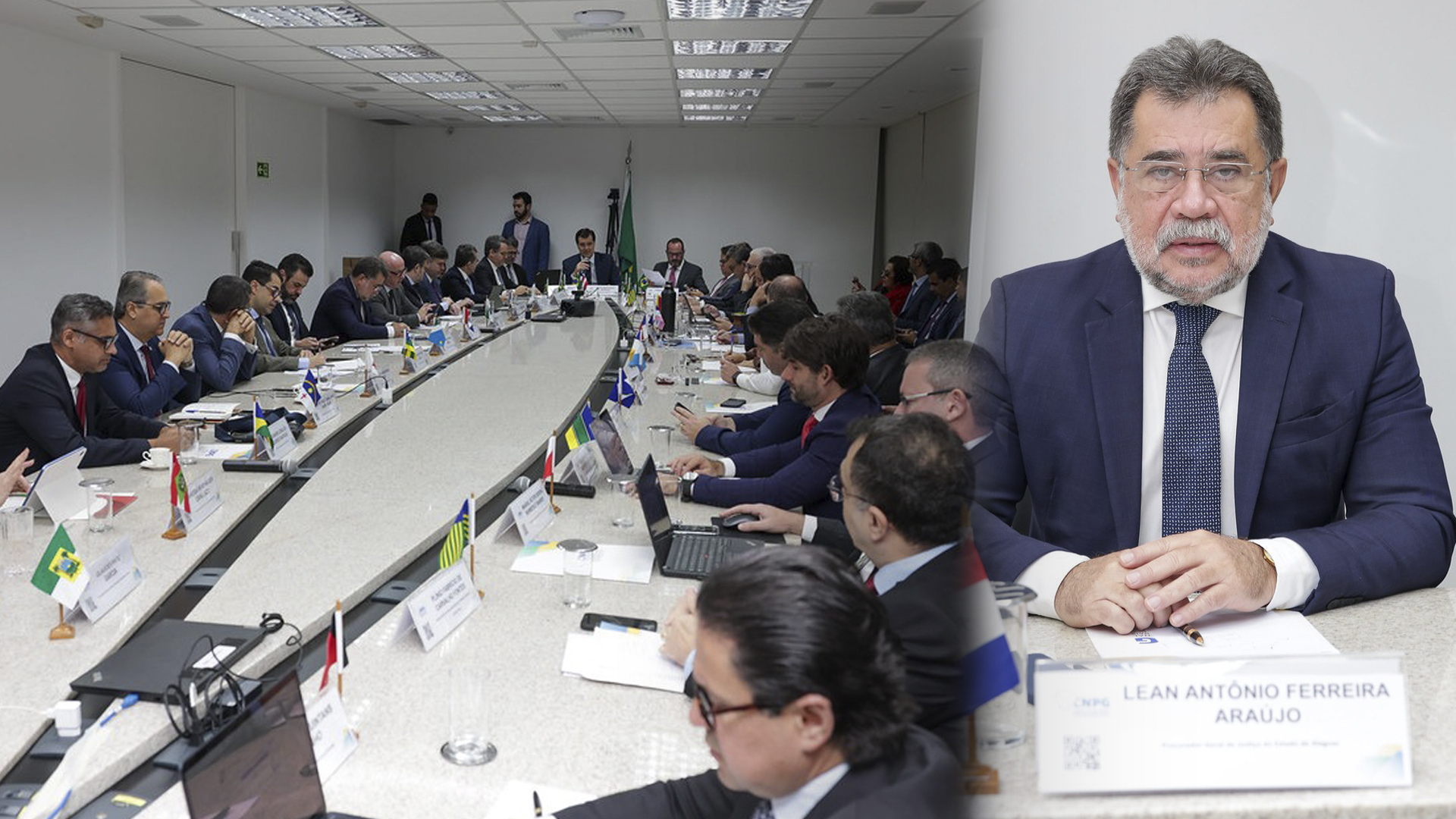 PGJ Lean Araújo participa da 8ª reunião do CNPG e destaca integração do Ministério Público no enfrentamento à criminalidade